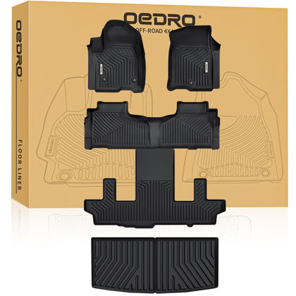 Floor Mats Fits for Chevy Tahoe/GMC Yukon 2026-2021 7-Seaer