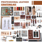 Leather Working Kit, Boxed Leather Tooling Kit, All-in-one