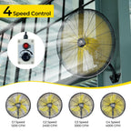 20" Outdoor Wall Mount Fan