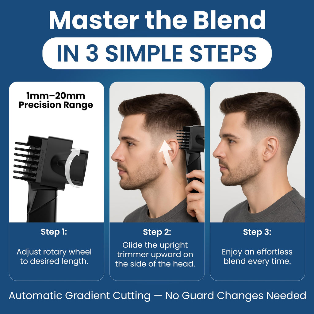 Self Haircut Trimmer for Men, Electric Hair Grooming Kit
