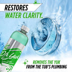 Oh Yuk Jetted Tub Cleaner 2 Pack for Jacuzzis & Whirlpools, Septic Safe