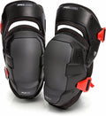 Impact-Absorbing Gel Knee Pads with Thigh Stabilization, Ideal for Flooring/Roofing, Adjustable (1 pair)
