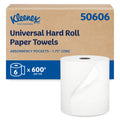 Professional Hard Roll Paper Towels, Bulk, 6 Rolls x 600' (50606)