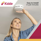 Smoke Detector & Carbon Monoxide Detector Combo with 10-Year Battery,‎White