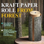 36" x 200' Brown Kraft Paper Roll,Multipurpose Paper for Craft & Gift Wrap