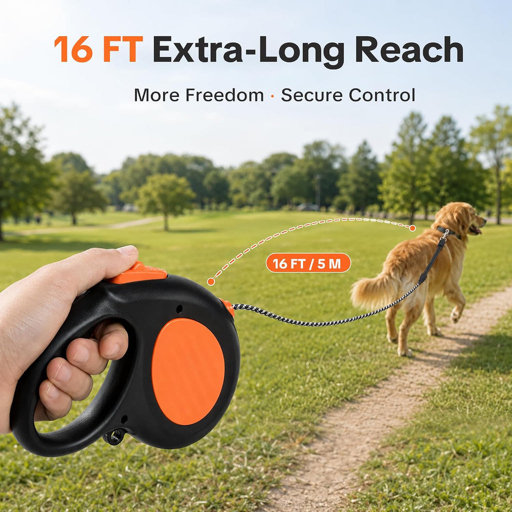 Retractable Leash for Large Dogs, Heavy Duty Nylon Tape