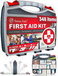 2-in-1 First Aid Kit for Car, Travel & Home, Businesses - Bonus Mini Kit for Medical Emergency Aid, Survival, Camping