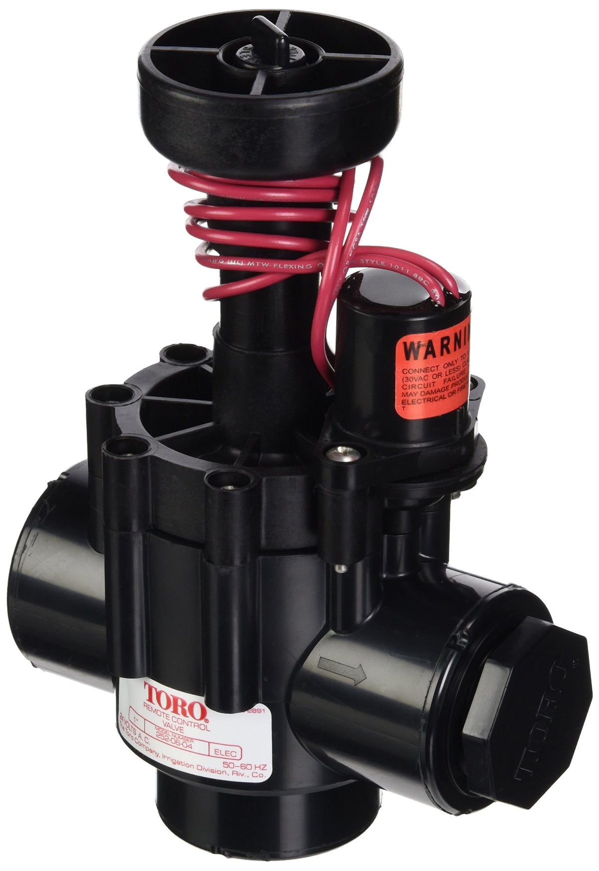 Toro 252 Electric Globe/Angle Valve with 1' NPT and Flow Control, 1"