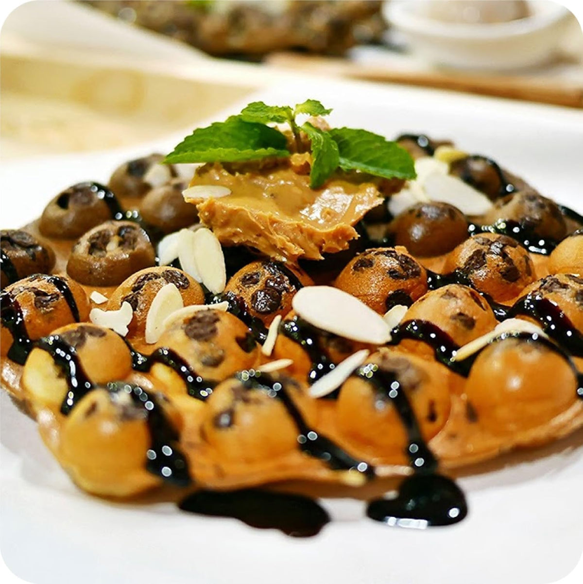 Hong Kong Egg Waffle Maker by StarBlue with BONUS recipe e-book - Make Hong Kong Style Bubble Egg Waffle in 5 minutes