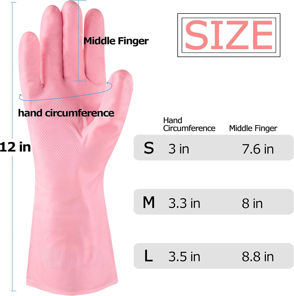 Gloves Cut Resistant long-lasting Latex Cleaning Gloves Reusable Kitchen Gloves durable Dishwash