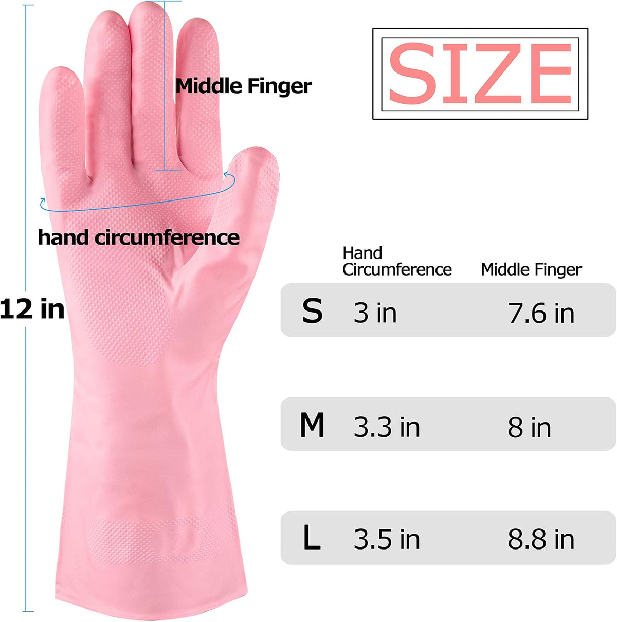 Gloves Cut Resistant long-lasting Latex Cleaning Gloves Reusable Kitchen Gloves durable Dishwash