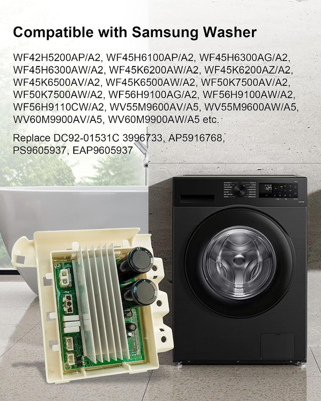 DC92-01531C Washer Inverter Control Board Fit for Samsung Washing Machine