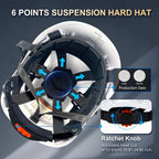 Construction Safety Helmet ABS Hard Hat Adjustable Ventilation System Hardhats Industrial Work Head Protection for