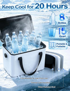 Ice Machine for Knee After Surgery, 20H Cold & No Assembly Needed White