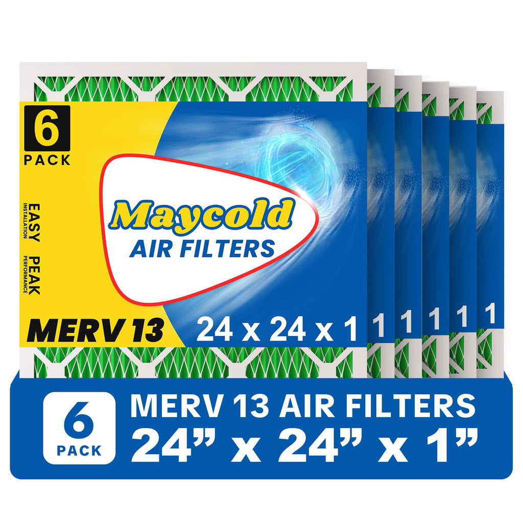 Air Filter 24x24x1 MERV 13 6-Pack