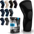 Knee Compression Sleeve - Best Knee Brace for Men & Women – Knee Support for Running, Basketball, Weightlifting, Gym