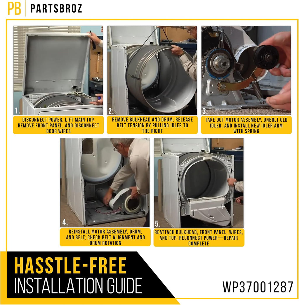 Dryer Idler Pulley for Magic Chef CYE3005AYW
