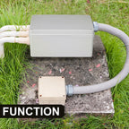 Kanayu 1 Pcs Junction Box 8'' X 6'' X 4'', Plastic IP65 Waterproof