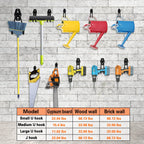 12 Pack Garage Hooks Heavy Duty, Wall Mount Ladder Hooks