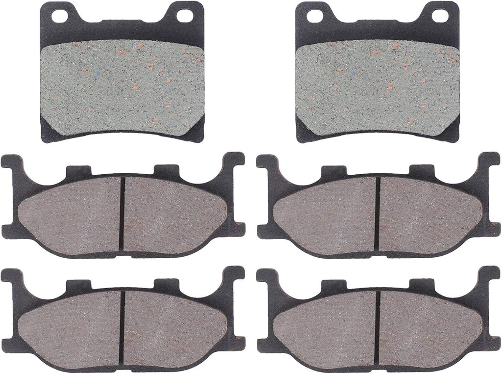 MOTOKU Front and Rear Brake Pads for Vstar 1100 1999-2009