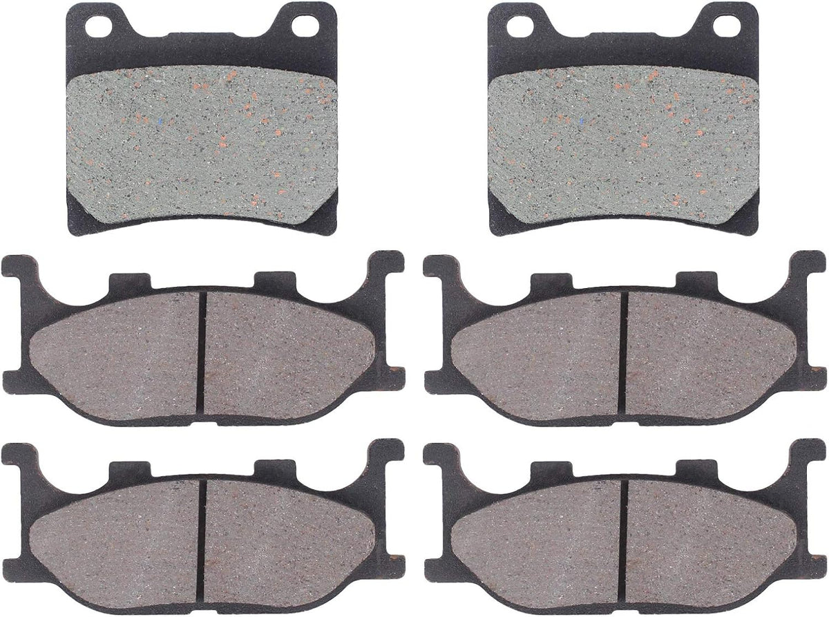 MOTOKU Front and Rear Brake Pads for Vstar 1100 1999-2009