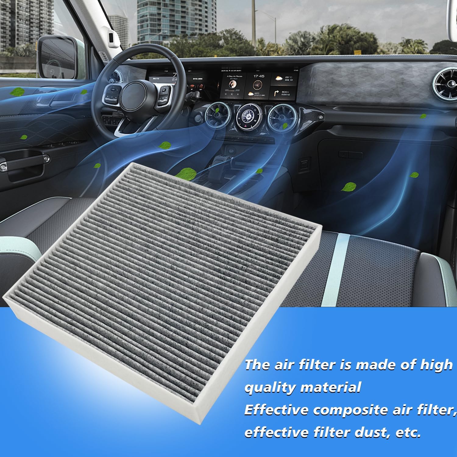 Cabin and Engine Air Filter Fits for Santa Fe Hybrid 2021-2025 2026, Sonata Hybrid 2020-2026, Tucson Hybrid