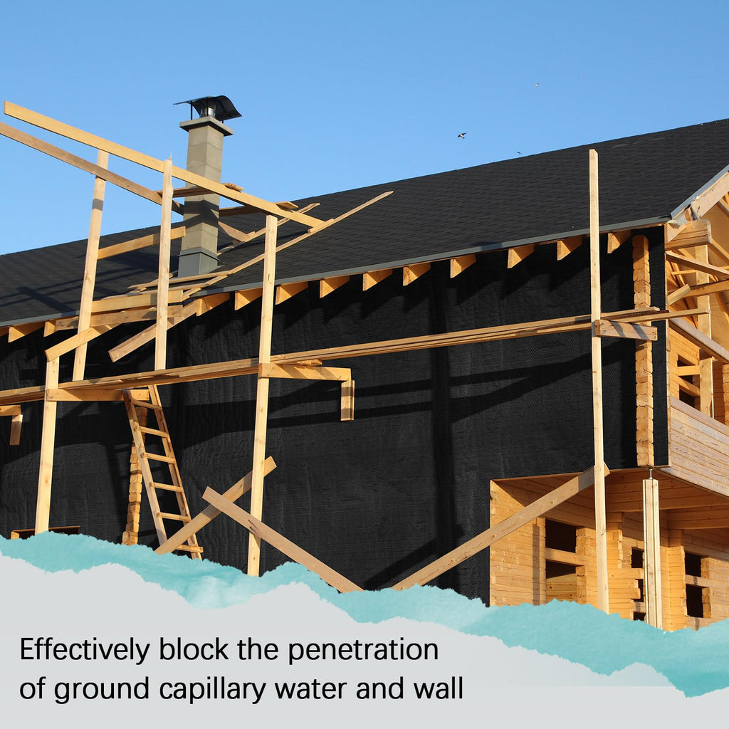 3 x 120 ft House Wrap, Black