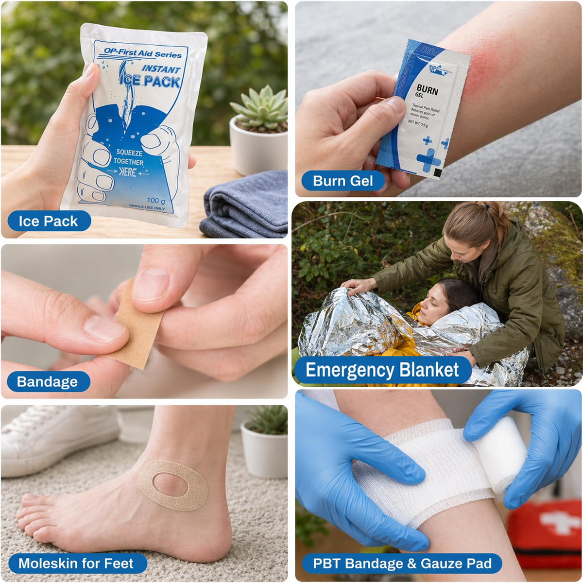 276 PCS Hard Shell Waterproof First Aid Kit