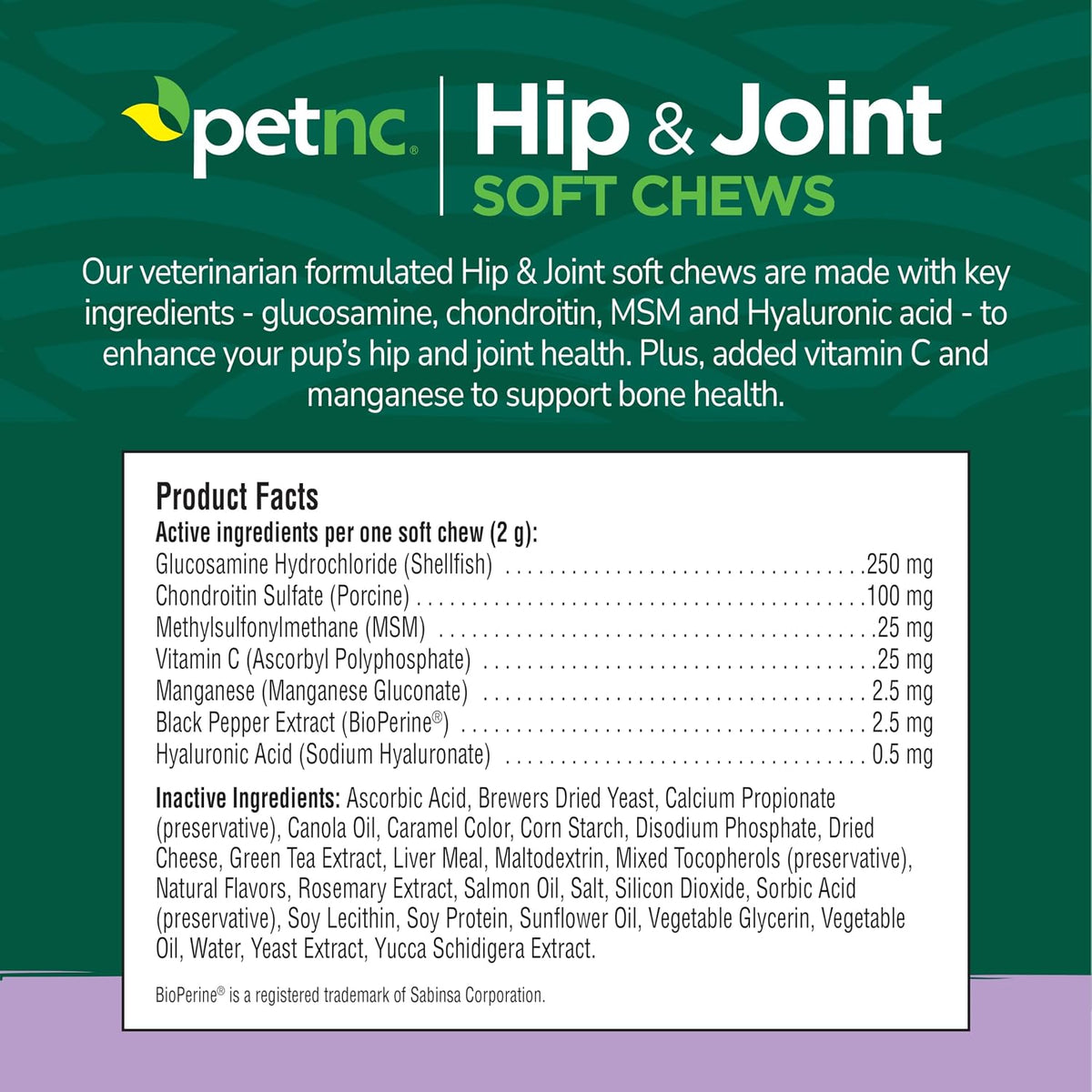 Hip and Joint Soft Chews for Dogs, 90 Count - 27591