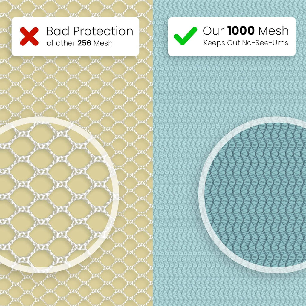 Baby Mosquito Net for Stroller, Carrier & Bassinet – Elastic Drawstring for Snug Fit Netting - Infant Bug Net for