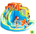 Inflatable Water Slide, Bounce House for Kids, Inflatable Water Park with Splash Pool, Bouncy Castle for Outdoor
