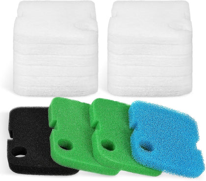 Replacement Canister Filter Pads Compatible with Cascade 700/1000 CCF2UL/CCF3UL Generic Aquarium Floss Media