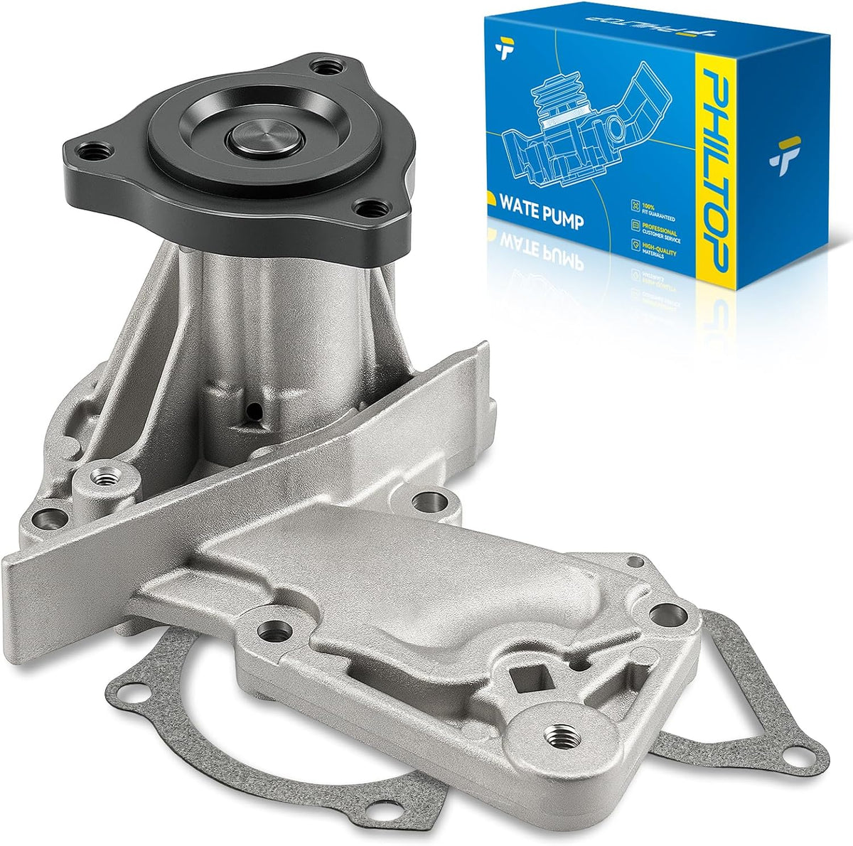 PHILTOP AW6775 Engine Water Pump with Gasket for Ford Escape 2017-2019 1.5T