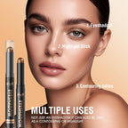 8 Color Waterproof Dual-Ended Eyeshadow Stick Set, Eye Makeup #A