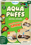 Aqua Puffs Animals, Art & Craft, Paint by Number, Gift for Kids | DIY Puffy Keychains, Screen-Free, Mess-Free