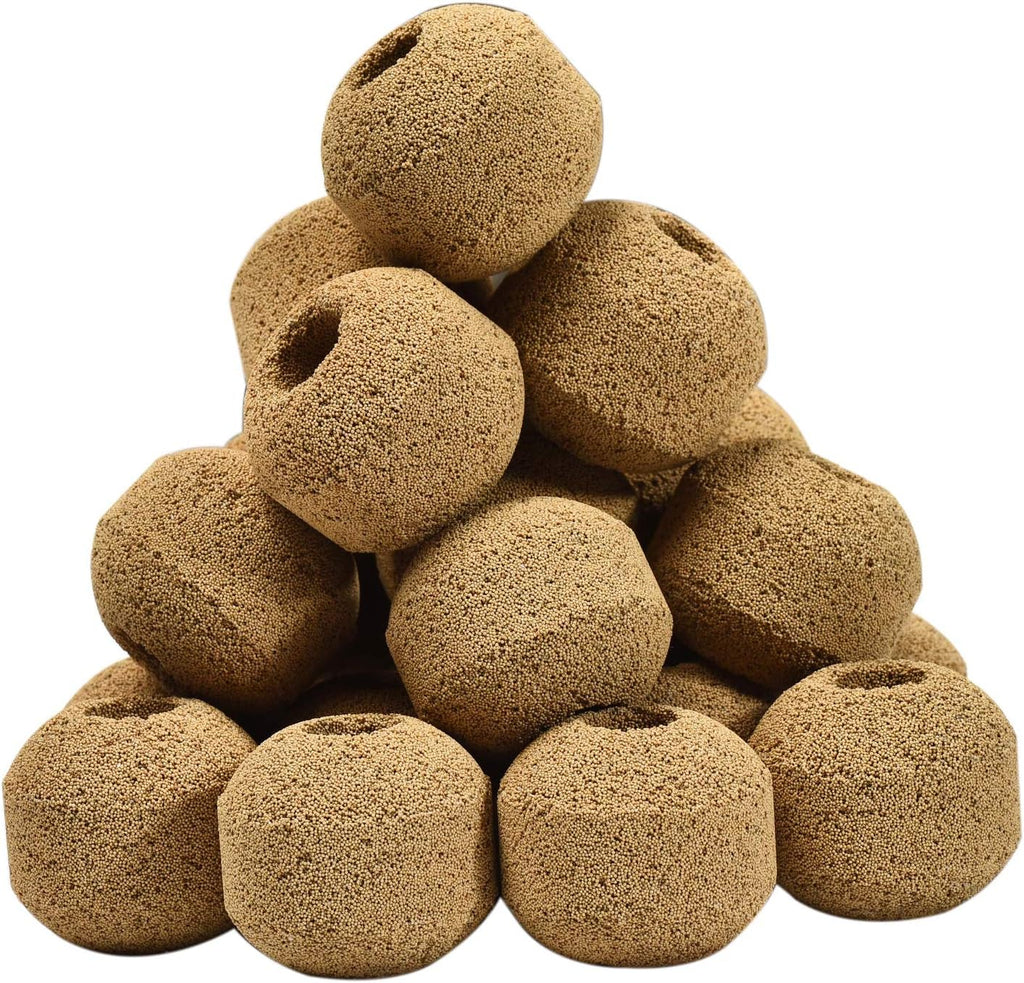 Aquarium Filter Media Ceramic Bio Sphere, 1520g/3.35lb | Quality Biological Rings, Marine and Freshwater Compatible