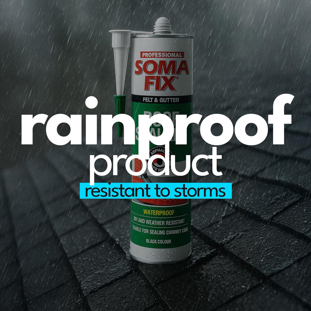 Roof Sealant (Stops Leaks) Waterproof Bitumen Sealant (10.5 fl oz / 310 ml)