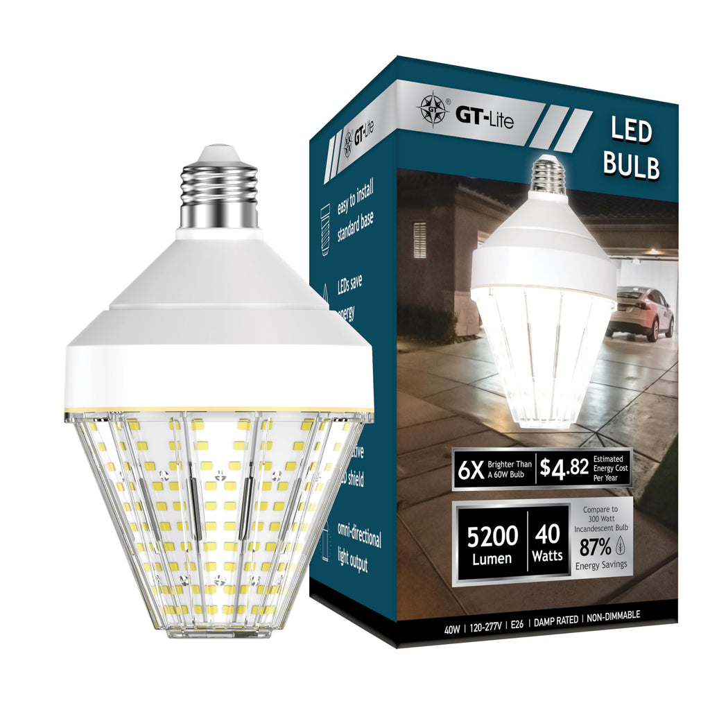 5200 Lumen LED Corn Cob Light Bulb,40W