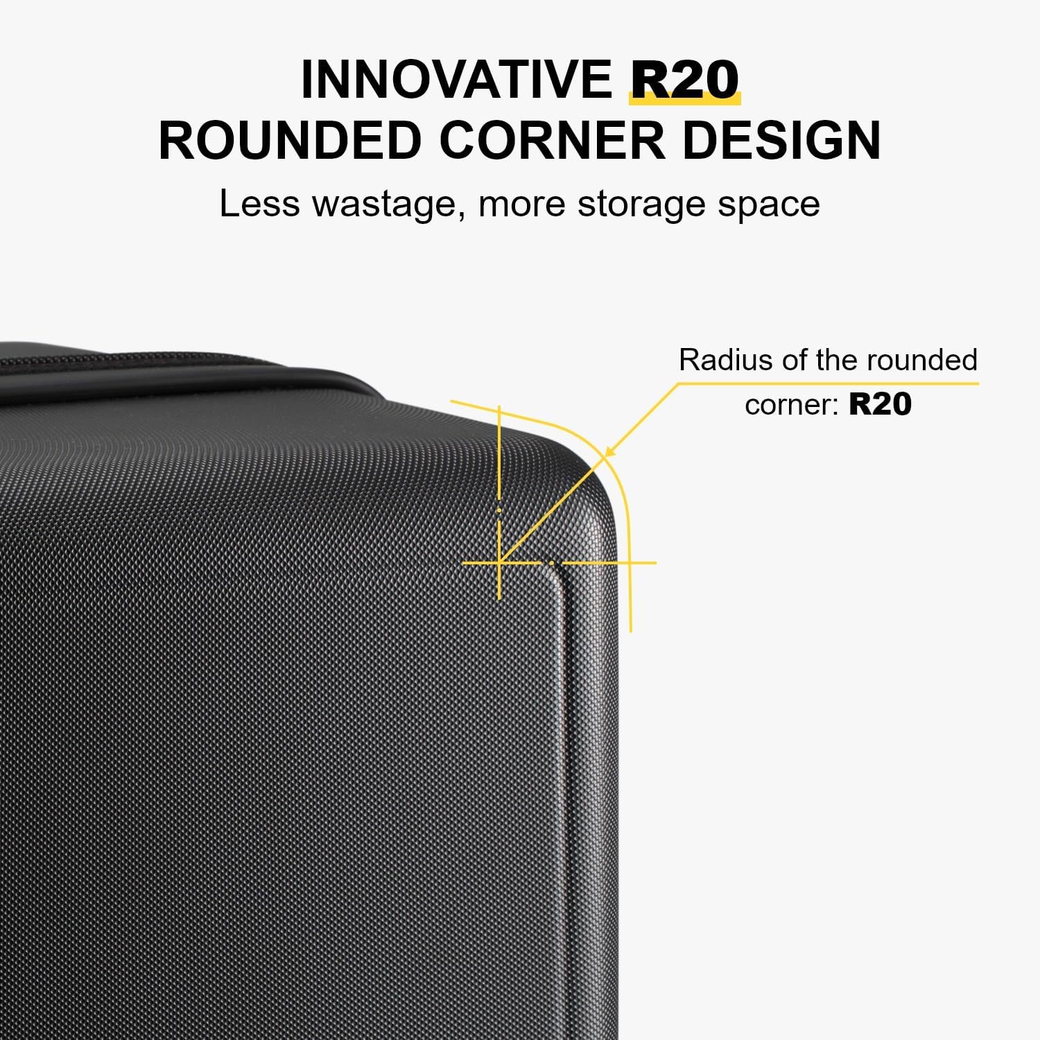Hard Shell Carry on Luggage Airline Approved, Carry-on Suitcases with Wheels, Lightweight Luminous Textured Hardside