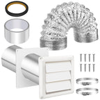 Coldairsoap 4 Inch Dryer Vent Kit Through Wall