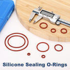 DEFANEX 5Pcs Silicone O-Ring VMQ Sealing 4" ID 4-3/16" OD 3/32" Width