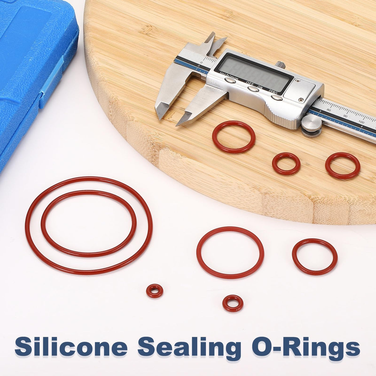 DEFANEX 5Pcs Silicone O-Ring VMQ Sealing 4" ID 4-3/16" OD 3/32" Width