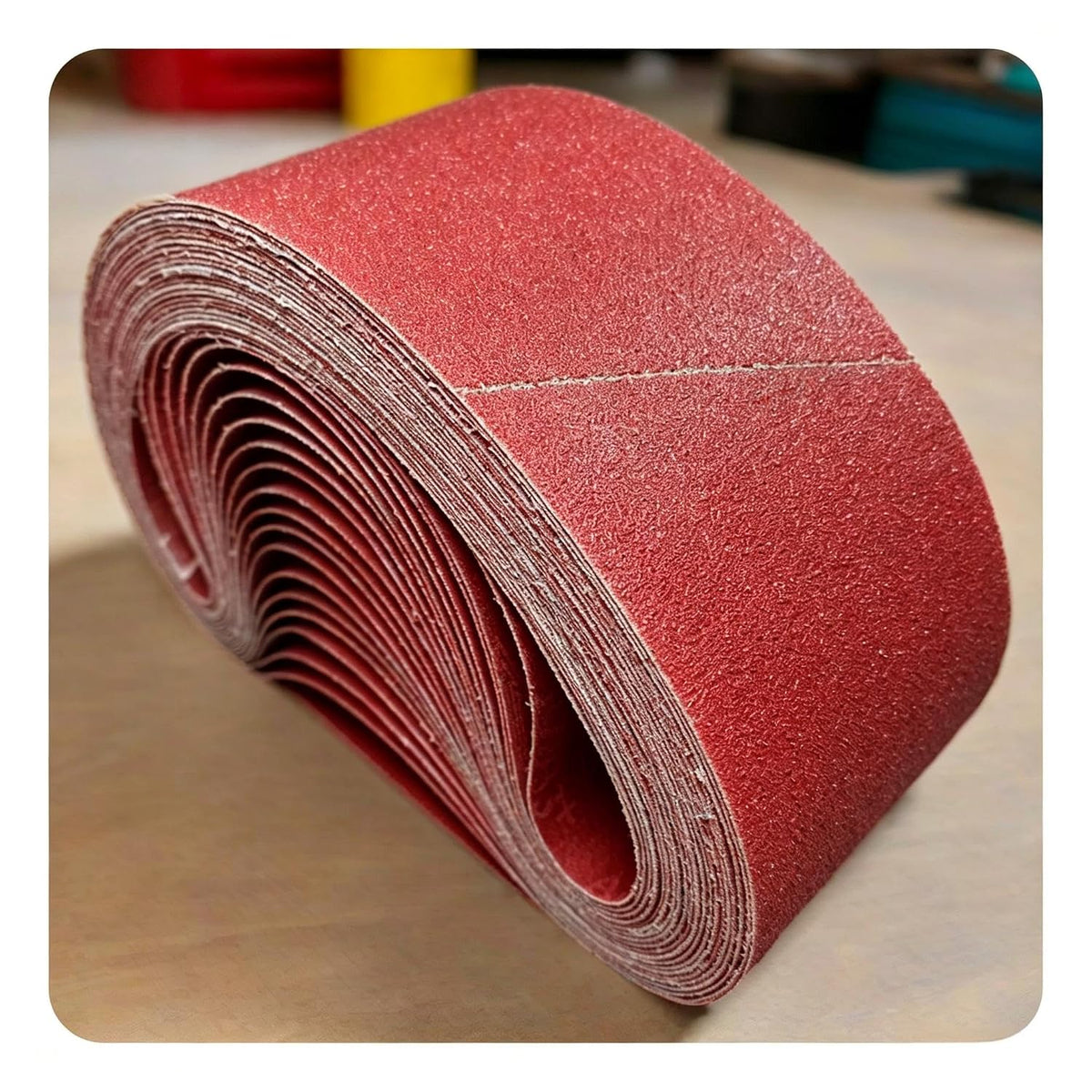 3x21 Inch Sanding Belts for Belt Sander, 25-Pack