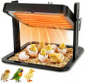 Brooder Heater for Chicks – 10.8" Radiant Heat Plate with Adjustable Height & Angle, Thermostat Control (113–158 ℉)
