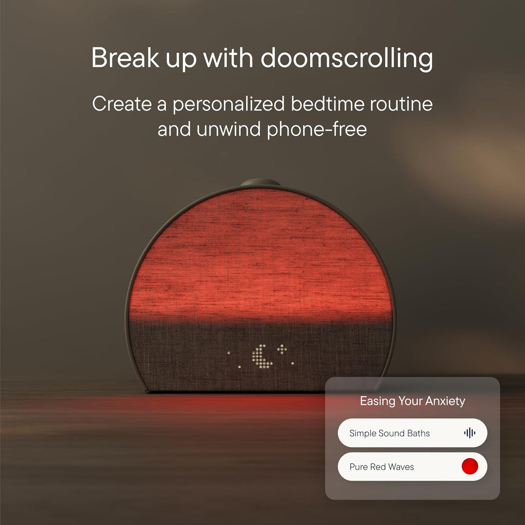 Hatch Restore 3 Sunrise Alarm Clock & Sound Machine, Smart Light (Cocoa) | White noise machine & sunrise alarm light