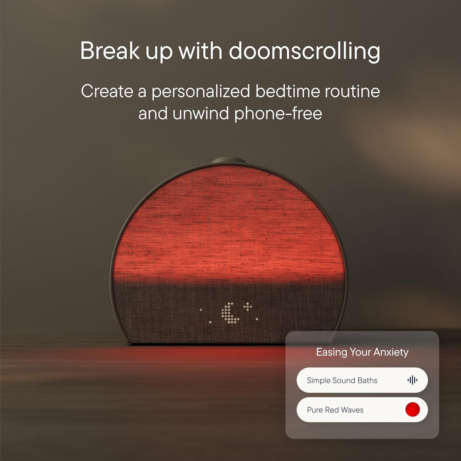 Hatch Restore 3 Sunrise Alarm Clock & Sound Machine, Smart Light (Cocoa) | White noise machine & sunrise alarm light