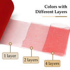 Red Tulle Fabric Roll 6" X 100 Yards
