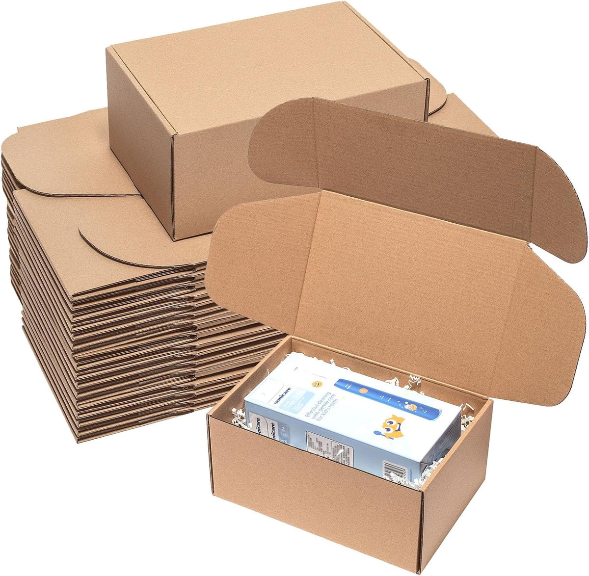 Brown Shipping Boxes 9x6x4" 30 Pack Corrugated Cardboard Mailers