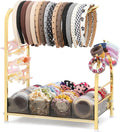 Acrylic Hair Accessories Organizer, Versatile Headband Holder Stand for Scrunchies, Bows, Claw Clips, Hair Tie