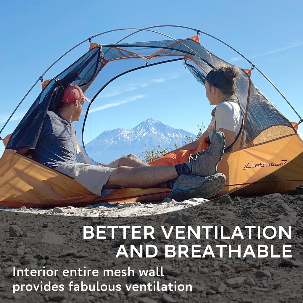 1/1.5/2/3/4/6 Person Lightweight Backpacking Tent, Camping Tent | Aluminum Pole, PU 5000, Easy Setup Tent